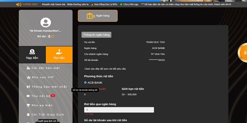 Quy trình rút tiền 4 bước cho tân binh